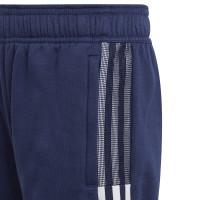 adidas Tiro 21 Sweat Trainingsbroekje Kids Donkerblauw Wit