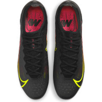 Nike Mercurial Vapor 14 Elite Iron-Nop Chaussure de Chaussures de Foot Anti-Clog (SG) Noir Jaune