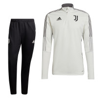 adidas Juventus 1/4 Survêtement 2021-2022 Blanc Noir