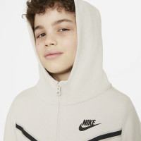 Nike Tech Fleece Vest Kids Beige Zwart