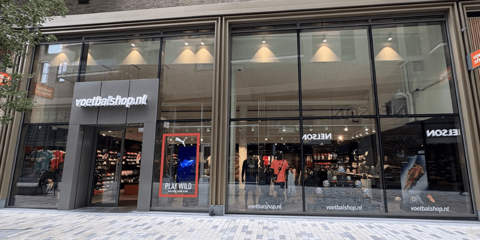 Voetbalshop.nl Tilburg Winkel Voorzijde