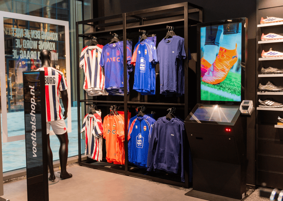 Voetbalshop.nl Tilburg Winkel Binnen Willem II collectie